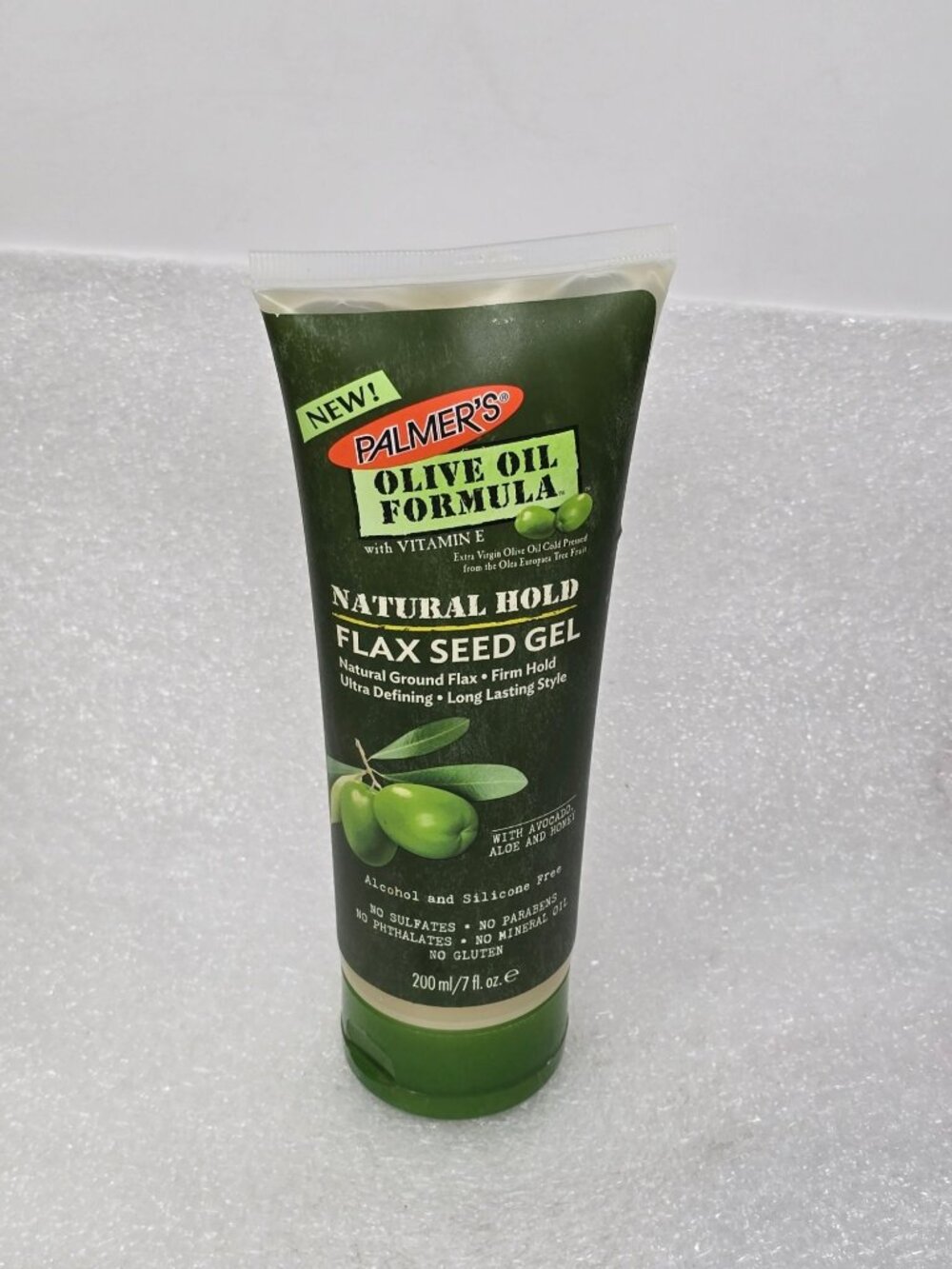 Palmer's Olive Oil Formula Natural Hold Flax Seed Gel 7 oz With Vitamin E & Aloe